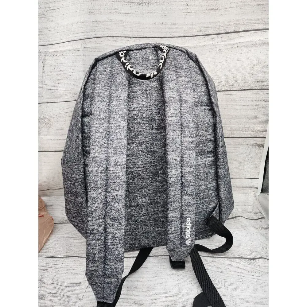 Adidas Originals Trefoil Pocket Backpack #CL5495 Grey Jersey Onix Black